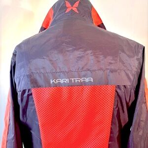 2 Piece Set -Kari Traa  Wool Blend Top and Nylon Jacket